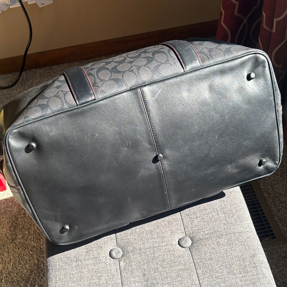 Coach Voyager Duffel Travel Bag w/ Strap A1821 - Picture 7 of 17